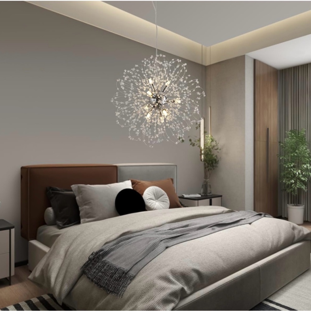 Elegant Silver Chandelier - Picture 2 of 5